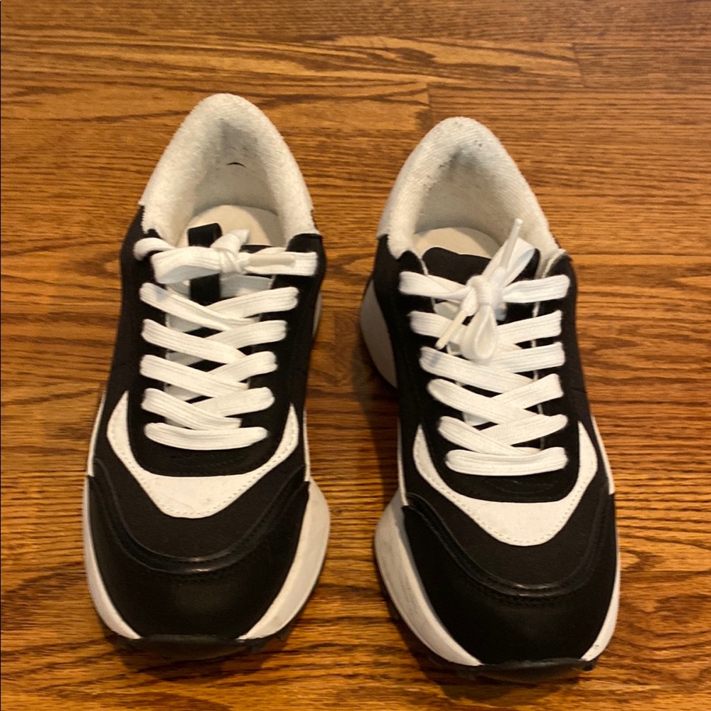 Black and White Sneakers